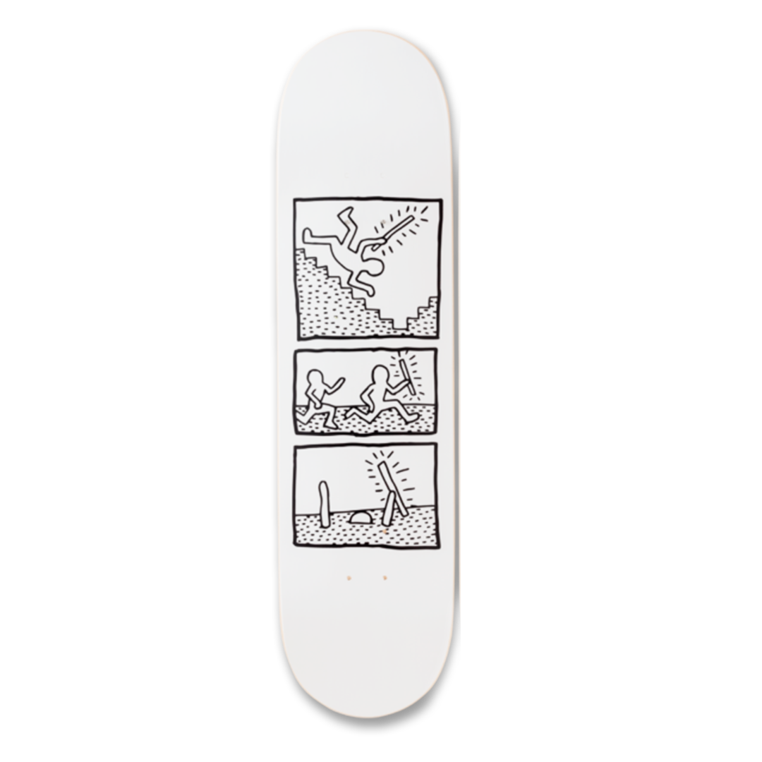 Keith Haring Untitled Skateboard Art by The Skateroom — Ze Art Gallery